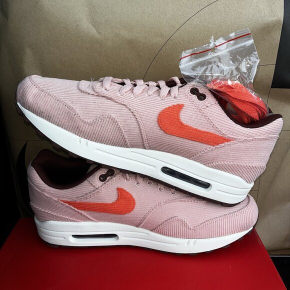 NEW Nike Air Max 1 PRM Corduroy Coral Stardust FB8915-600 Men\'s Size 10 main image 6